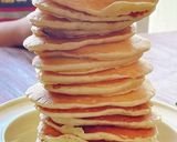簡単ふわふわ✨小麦粉から作るホットケーキ作り方6写真