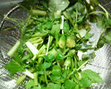 縁起もの✿七草と❀牡蠣の✿さっぱりうどん作り方4写真
