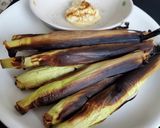 今が旬!焼きヤングコーン一味マヨ添え作り方4写真