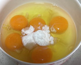 簡単♡白だしで安定の味♡舞茸入りニラ玉作り方4写真