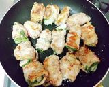 新玉ねぎ大葉の豚肉巻きペッパーチーズ焼き作り方7写真