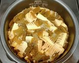 タケノコと茎わかめの炊き込みご飯作り方10写真