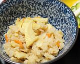 麺つゆで簡単♪たけのこご飯作り方14写真