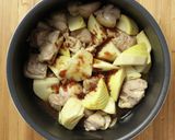 鶏肉と筍の炒め煮作り方5写真