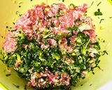 季節限定の行者ニンニクの餃子！作り方2写真