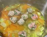 鶏団子のコンソメスープ作り方7写真