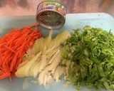 セロリと人参のツナきんぴら作り方1写真