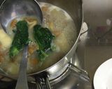 なめこ、ほうれん草、油揚げの味噌汁作り方14写真