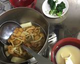 なめこ、ほうれん草、油揚げの味噌汁作り方11写真