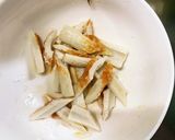 レンジ肉無チクワ味噌クリーム味野菜炒め作り方1写真
