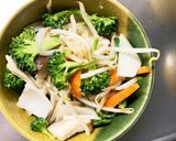 レンジ肉無チクワ味噌クリーム味野菜炒め作り方14写真