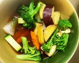 根菜茄子肉無オイさっぱり煮味温野菜サラダ作り方13写真