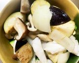 根菜茄子肉無オイさっぱり煮味温野菜サラダ作り方14写真