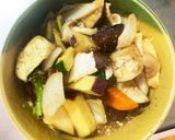 根菜茄子肉無オイさっぱり煮味温野菜サラダ作り方18写真
