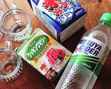 おうちカフェ★クリームソーダゼリー作り方1写真