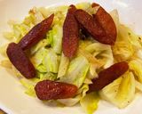 給料日前のソーセージ炒め作り方5写真