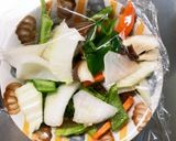 レンジ肉無し和風ジャージャー麺味野菜炒め作り方13写真