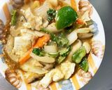 レンジ肉無し和風ジャージャー麺味野菜炒め作り方17写真