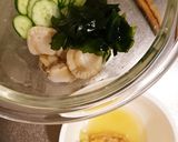 ベビーホタテからし酢味噌作り方2写真