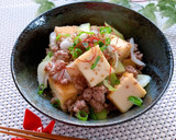 簡単・節約！厚揚げと豚ひき肉の旨塩炒め作り方6写真