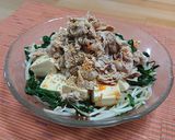 にらともやしの豚しゃぶ豆腐サラダ作り方6写真