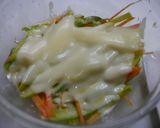レンジで簡単！アスパラ人参チーズ作り方4写真