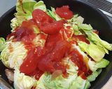 チキンのキャベツのトマト煮作り方4写真