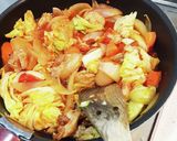 チキンのキャベツのトマト煮作り方5写真