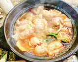 トムヤムもつ鍋＆〆素麺(キャンプver)作り方16写真