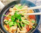 トムヤムもつ鍋＆〆素麺(キャンプver)作り方18写真