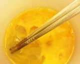 ほうれん草とベーコンの3色炒め物作り方1写真