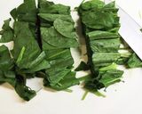 ほうれん草とベーコンの3色炒め物作り方3写真
