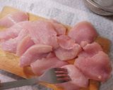 鶏むね肉の粒マスタードピカタ作り方2写真