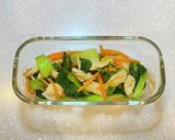 簡単！青梗菜とささ身の柚子こしょう炒め作り方5写真