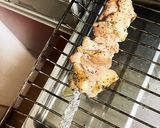 鶏の串焼き☆山椒と蒲焼きのたれがけ作り方4写真