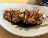 鶏の串焼き☆山椒と蒲焼きのたれがけ作り方5写真