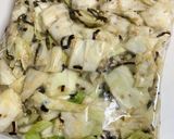 キャベツの塩昆布あえ作り方1写真