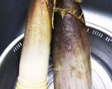 旬の筍で タケノコご飯作り方1写真