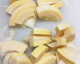 旬の筍で タケノコご飯作り方4写真