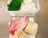 筍と豚バラ肉のチャーハン作り方1写真
