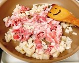 筍と豚バラ肉のチャーハン作り方2写真