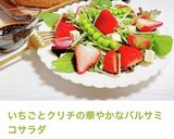 スナップエンドウ豆の片側並び飾り作り方16写真