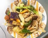 簡単キムチ焼き冷麺味豚こま大根青椒肉絲風作り方14写真