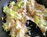 ごま油香るよ香る！レタスチャーハン☆作り方5写真