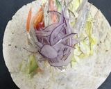 コーヒーショップの根菜ラップサンド風作り方11写真