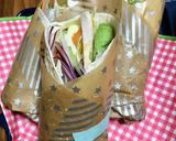 コーヒーショップの根菜ラップサンド風作り方13写真
