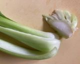 下茹不要！チンゲン菜のふわふわ卵スープ作り方1写真