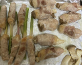 谷中生姜とエリンギの肉巻き作り方3写真