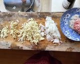 たけのこ肉味噌ジャンのカフェ風作り方1写真