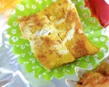 卵１個で！普通のフライパンで！【卵焼き】作り方4写真